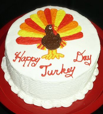 Happy Turkey Day Cake Idea