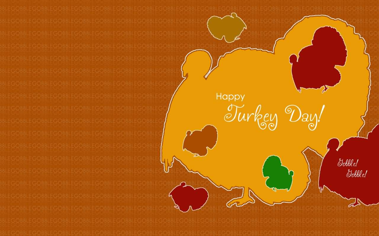 Happy Turkey Day Greetings Wallpaper Image