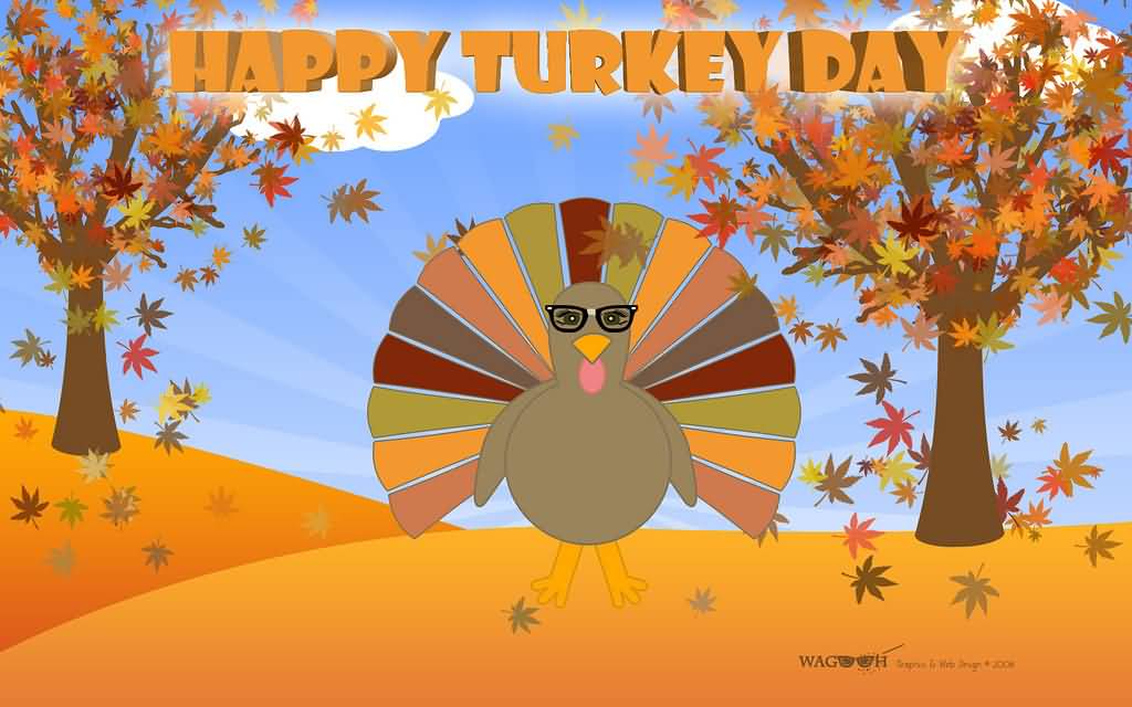 Happy Turkey Day Wishes Wallpaper