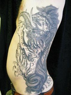 japanese elephant tattoo