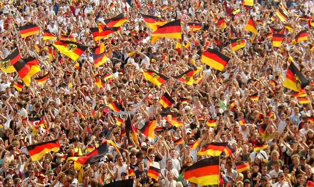 Thousands Of People Celebrating German Unity Day