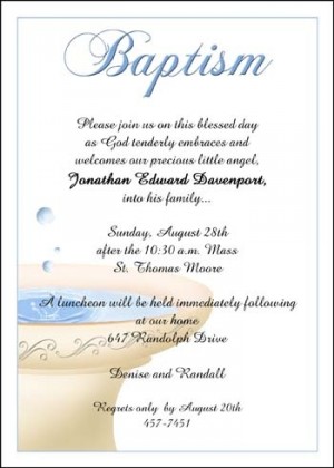 Baptism Please Join Us On This Blessed Day