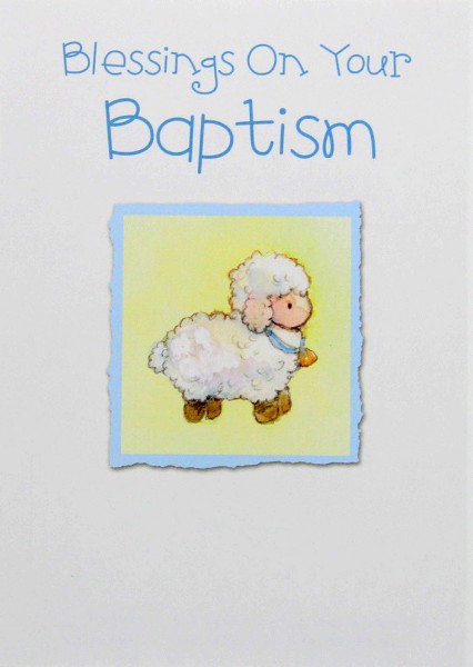 Blessings On Your Baptism Greeting Card