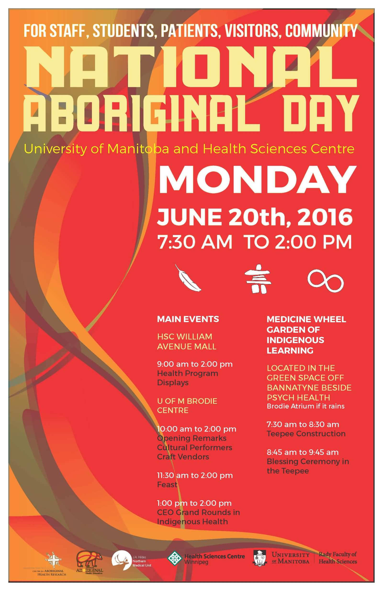 For Staff, Students, Patients, Visitors, Community National Aboriginal Day