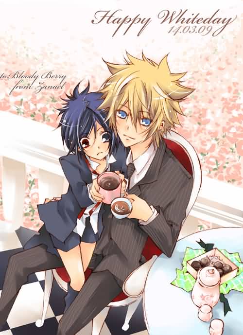 Happy White Day Anime Couple