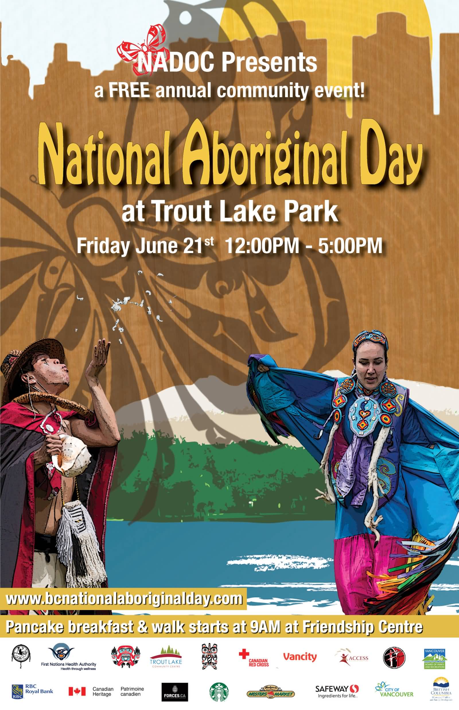 National Aboriginal Day At Trout Lake Park Poster