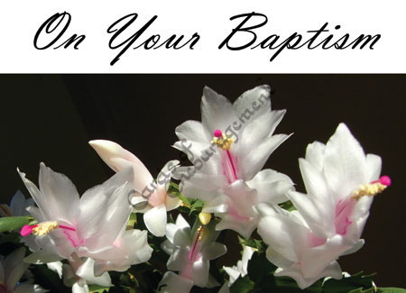 On Your Baptism Flowers For You Picture