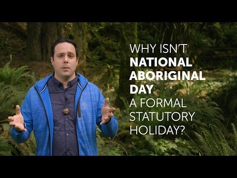 Why Isn't National Aboriginal Day A Formal Statutory Holiday