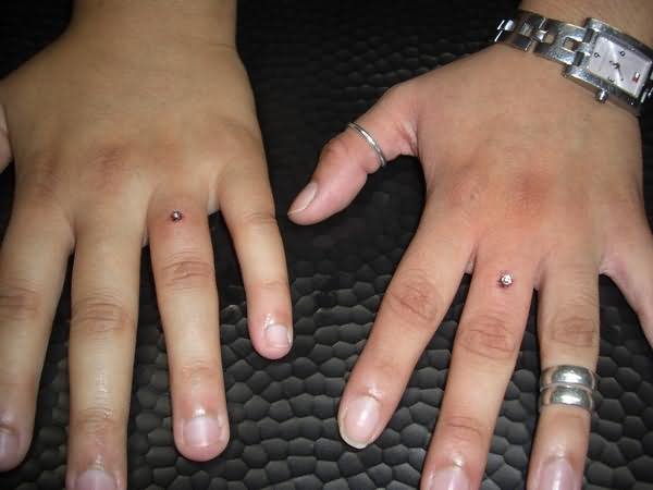 Dermal Anchor Finger Ring Piercings