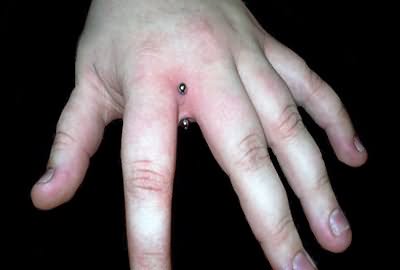 Finger Web Ring Piercing