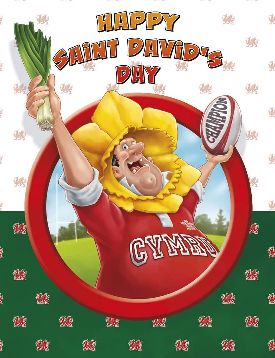 Happy Saint David's Day Logo