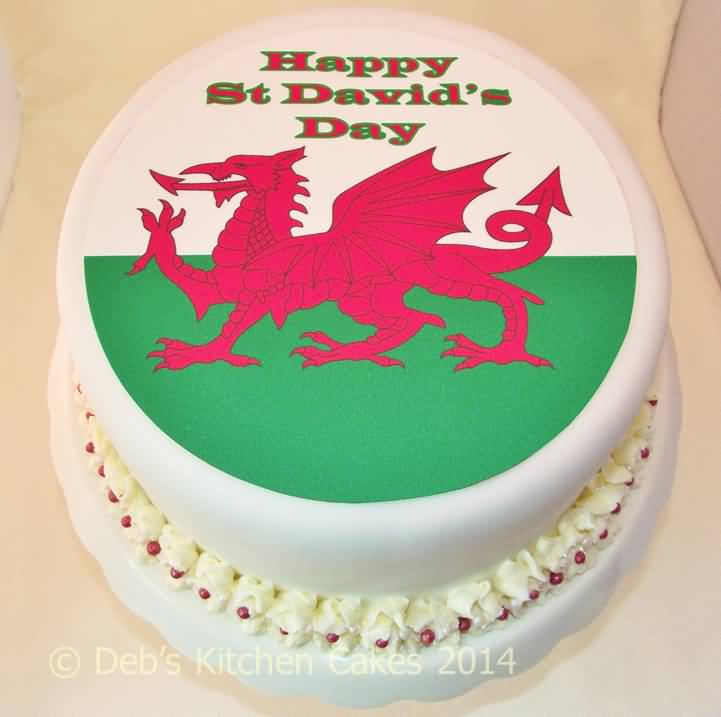 Happy St. David's Day Cake