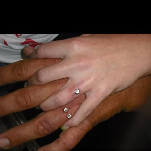 Left Hand Finger Ring Piercings For Girls