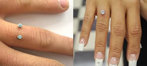 Nice Finger Ring Piercing For Girls