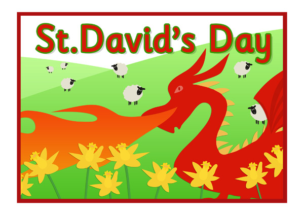 St. David's Day Greeting Card