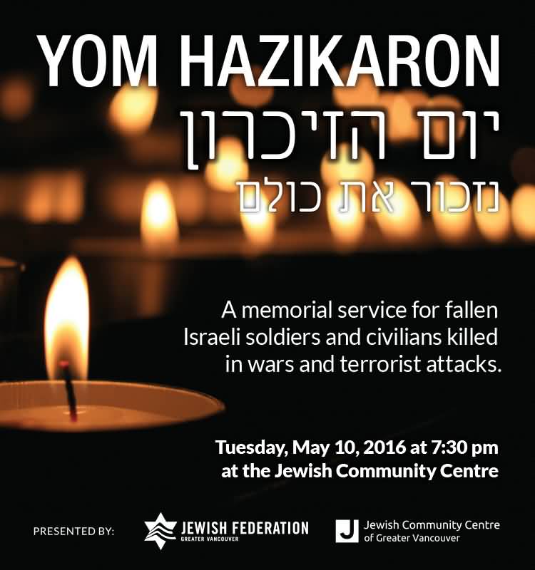 Yom Hazikaron A Memorial Service For Fallen Israeli Soldiers And Civilians Killed In Wars And Terrorist Attacks