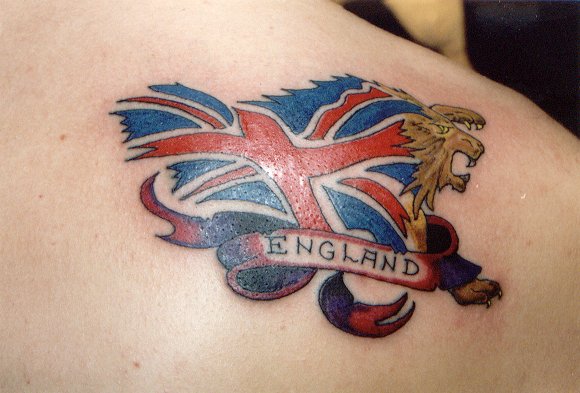 British Flag -  Made in England Tattoo