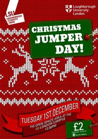 Christmas Jumper Day Card