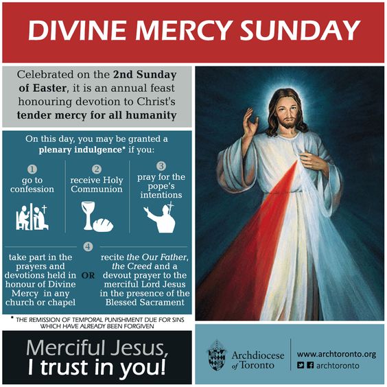 Divine Mercy Sunday Celebrates On The 2nd Sunday Of Easter