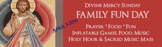 Divine Mercy Sunday Family Fun Day