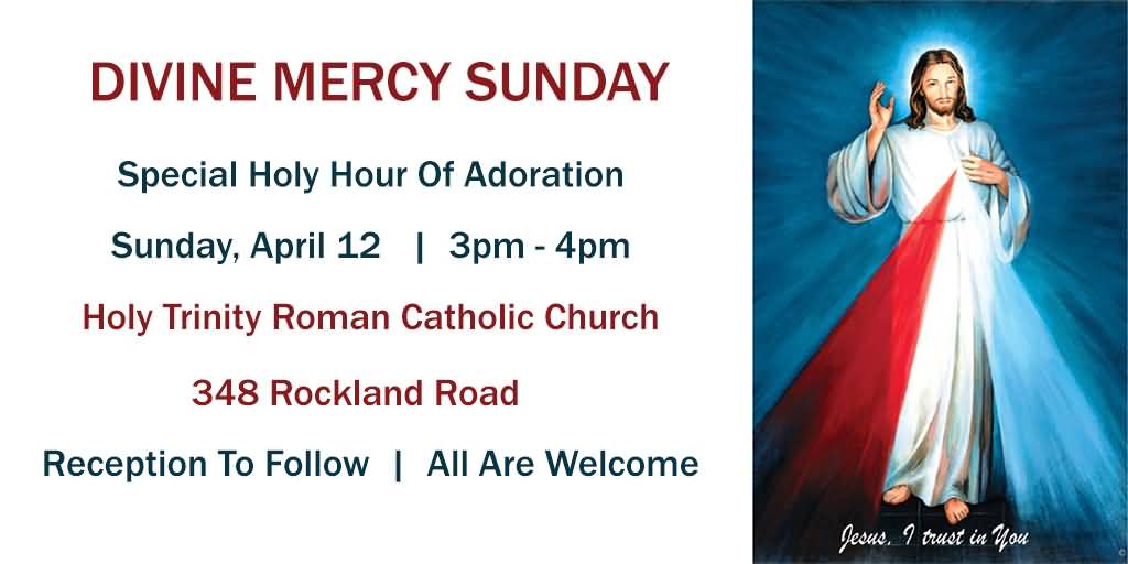 Divine Mercy Sunday Special Holy Hour Of Adoration