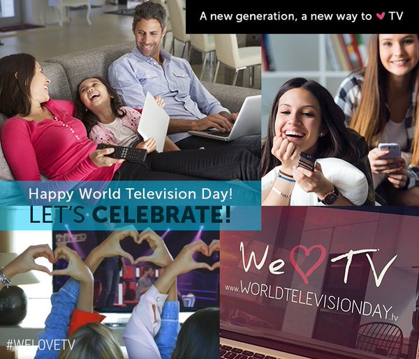 Happy World Television Day Let's Celebrate