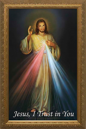 Jesus, I Trust In You Divine Mercy Sunday Photoframe