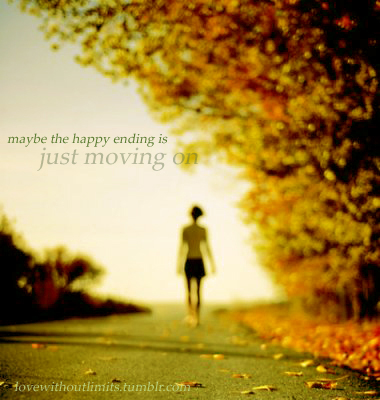 Maybe the happy ending is… just… moving on