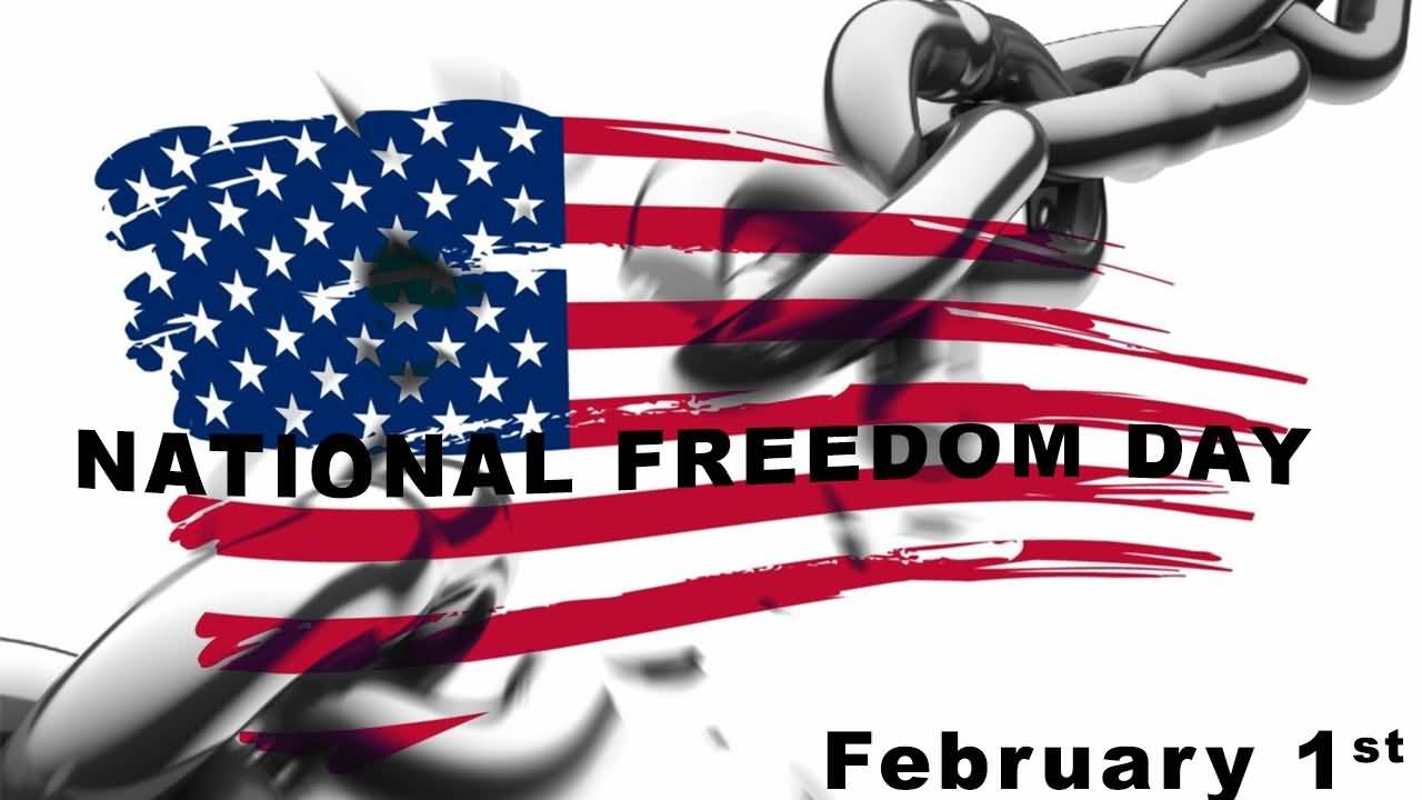 National Freedom Day February 1 Stamp