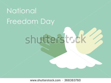 National Freedom Day Peace Dove Picture