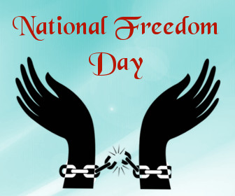 National Freedom Day Wishes  Manacles On Hands