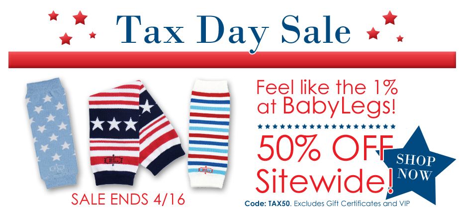 Tax Day Sale