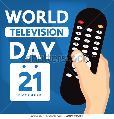 World Television Day 21 November Remote Control In Hand