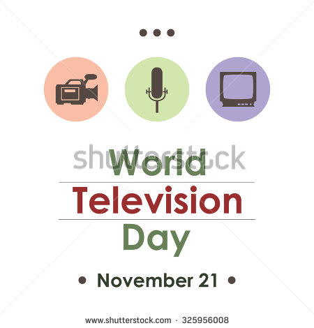 World Television Day November 21 Vector Illustration