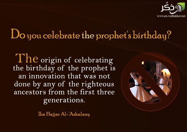 Do You Celebrate The Prophet's Birthday