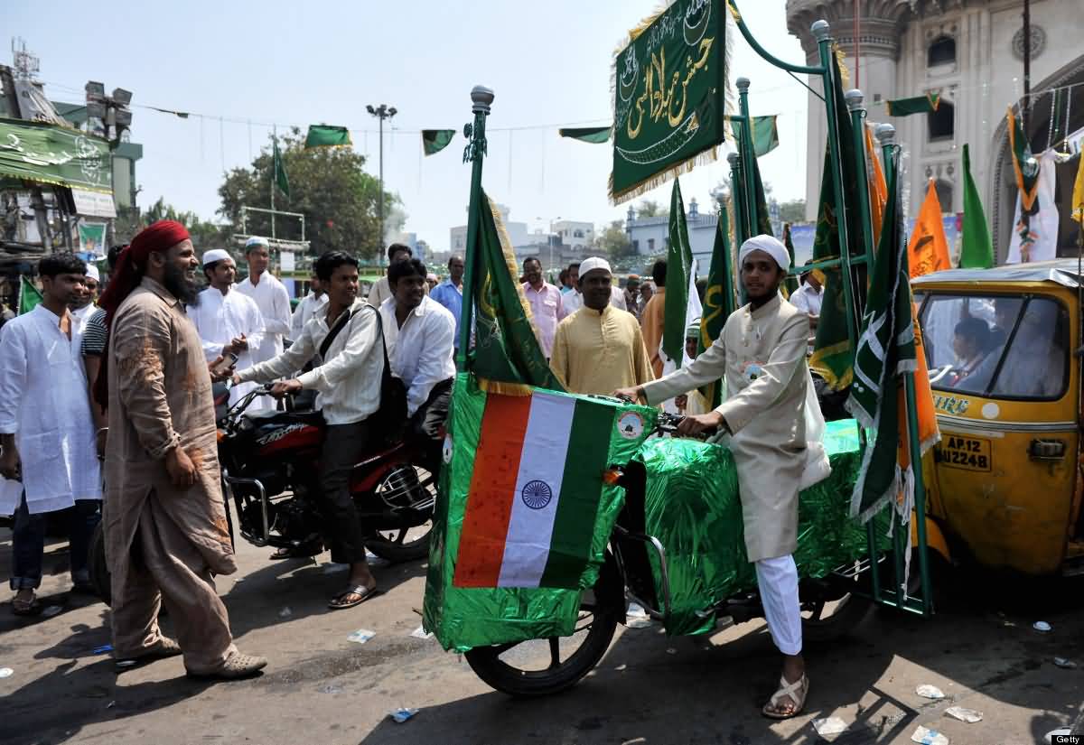 Muslims Celebrate The Birth Of The Prophet Muhammad Mawlid al-Nabi