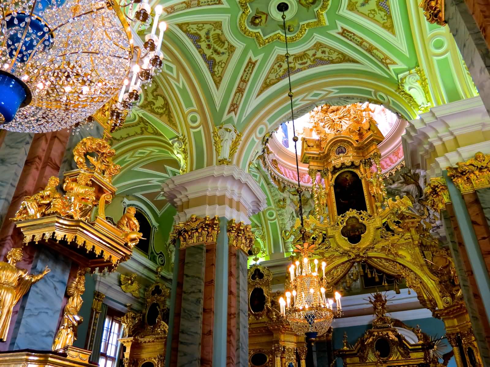 Adorable Interior View Of The Peter And Paul Cathedral