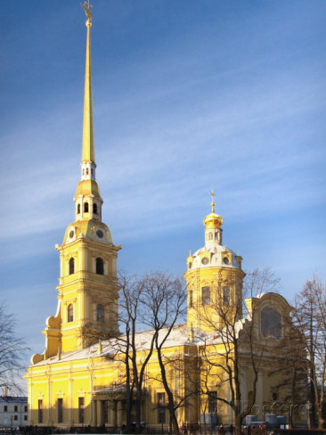 Back Side View Of The Peter And Paul Cathedral