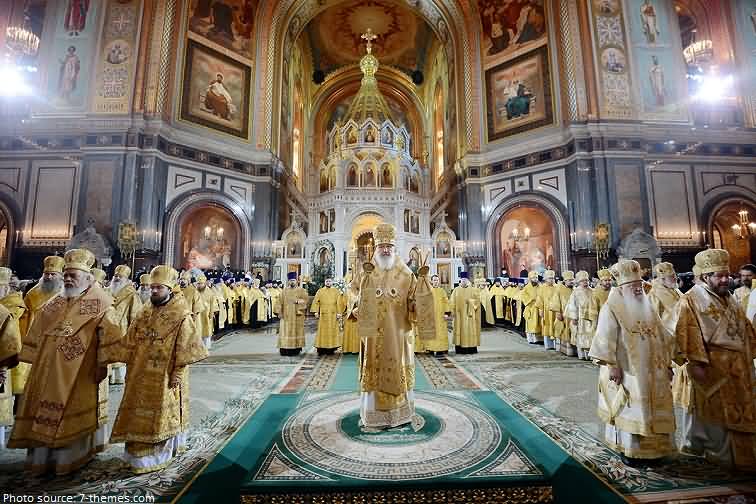 Bishops Inside The Cathedral Of Christ The Saviour