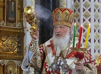 Easter Service At The Cathedral Of Christ The Saviour In Moscow, Russia