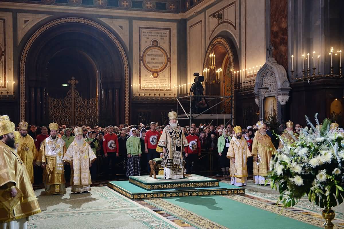 Feast Of The Nativity Of Christ Celebration At The Cathedral Of Christ The Saviour