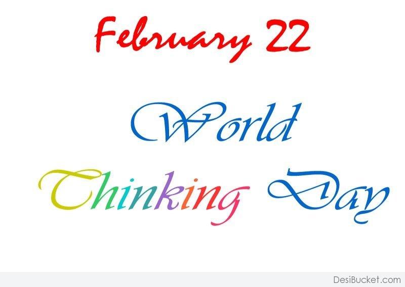 February 22 World Thinking Day Picture