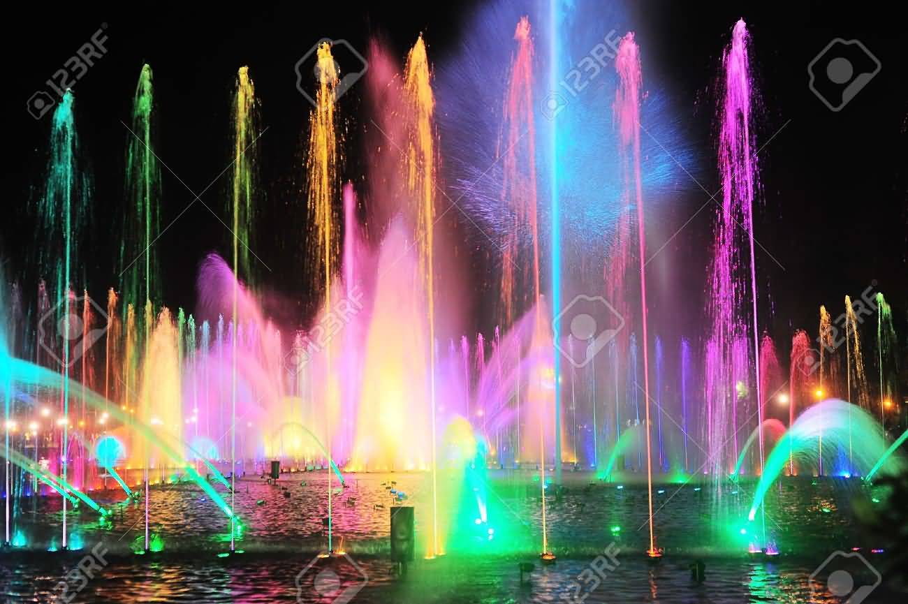 Fountain Show At Rizal Park