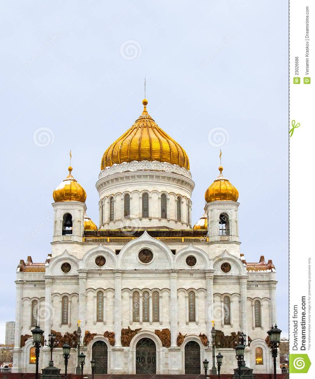 Front Picture Of The Cathedral Of Christ The Saviour