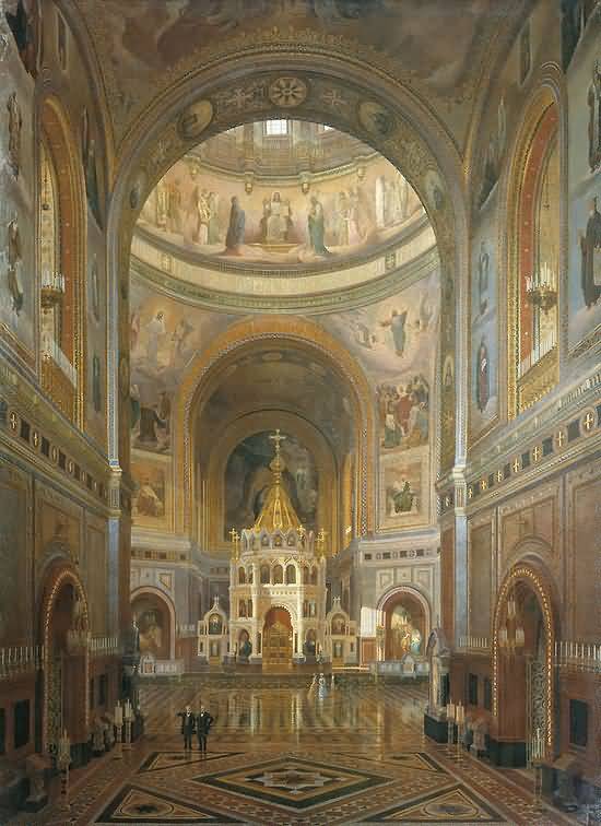 Hall Inside The Cathedral Of Christ The Saviour