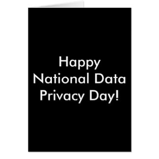 Happy National Data Privacy Day Card