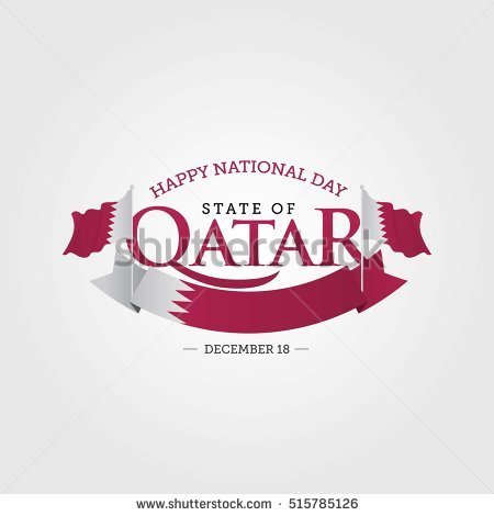 Happy National Day State Of Qatar December 18