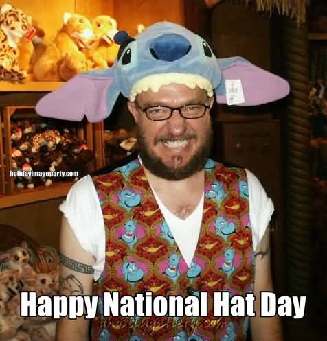 Happy National Hat Day Funny Hat Picture