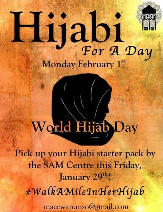 Hijabi For A Day February 1st World Hijab Day