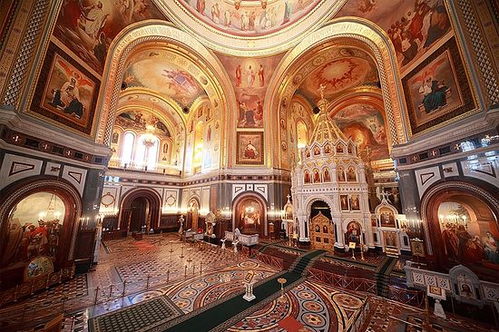 Inside Picture Of The Cathedral Of Christ The Saviour